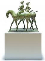 Olivia Musgrave; Two Figures on Horseback