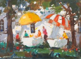 Wessel Marais; Lunch in the Garden