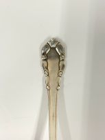 A Georg Jensen 'Lily of the Valley' pattern silver sauce ladle, 1930-1933