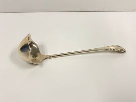 A Georg Jensen 'Lily of the Valley' pattern silver sauce ladle, 1930-1933