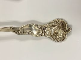 An American silver serving spoon, George W. Shiebler & Co, .925 sterling