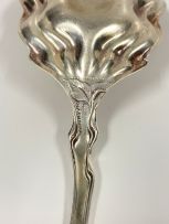 An American silver serving spoon, George W. Shiebler & Co, .925 sterling