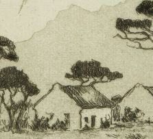 Nita Spilhaus; Houses under the Oaks, Stellenbosch