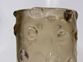 An Italian gold flecked corroso a bugne vase designed by Carlo Scarpa for Venini, circa 1936