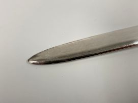 A George VI silver paper knife, William Comyns & Sons Ltd, London, 1938