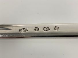 A George VI silver paper knife, William Comyns & Sons Ltd, London, 1938