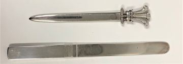 A George VI silver paper knife, William Comyns & Sons Ltd, London, 1938