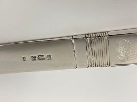 A George VI silver paper knife, William Comyns & Sons Ltd, London, 1938