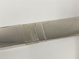 A George VI silver paper knife, William Comyns & Sons Ltd, London, 1938