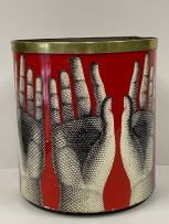 Piero Fornasetti (1913-1988) A 'Mani' waste paper basket, originally designed in the 1950s
