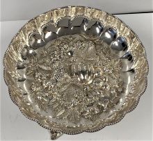 A pair of Victorian silver comports, Fenton Brothers, Sheffield, 1875