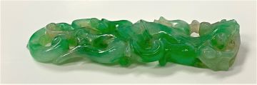 A Chinese jade carving of a chilong, Qing Dynasty, 19th century