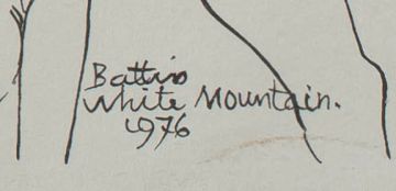 Walter Battiss; White Mountain