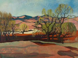 Ruth Everard-Haden; Red Landscape (Komati River)