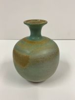 Marietjie van der Merwe; Green-glazed Vase