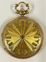 18ct gold open-faced lever watch, Sheffield, 1909