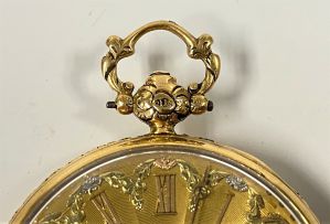 18ct gold open-faced lever watch, Sheffield, 1909