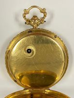 18ct gold open-faced lever watch, Sheffield, 1909