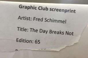 Fred Schimmel; The Day Breaks Not
