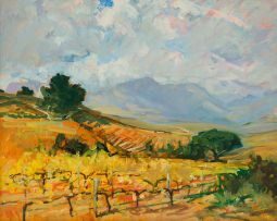 Philip Erskine; Landscape with Vineyard