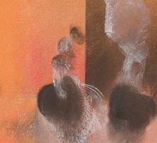 Lionel Abrams; Abstract (Orange)
