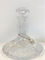 A Waterford crystal 'Alana' pattern ship's decanter