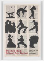 William Kentridge; Standard Bank National Arts Festival, Grahamstown, 25th Anniversary, poster
