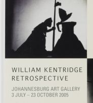 William Kentridge; William Kentridge Retrospective, Johannesburg Art Gallery, poster