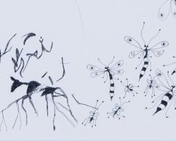 Walter Battiss; Untitled (Insects)