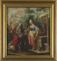 French School 18th Century; Woman at the Well