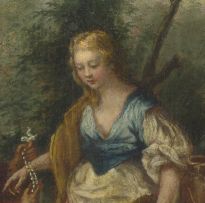 French School 18th Century; Woman at the Well