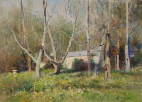 Errol Boyley; House Between Trees