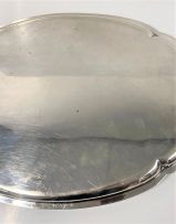 A George V silver oval two-handled tray, Frank Cobb & Co Ltd, Sheffield, 1934