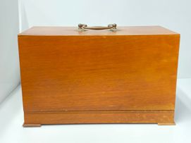 A mahogany cased barograph, Gluck & Co Ltd, 1930s