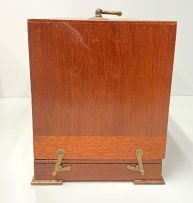 A mahogany cased barograph, Gluck & Co Ltd, 1930s