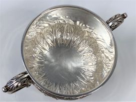 An Elizabeth II silver two-handled porringer, James Dixon & Sons Ltd, Sheffield, 1964