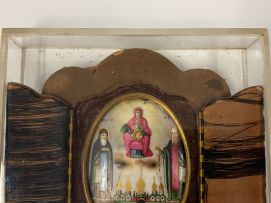 A Russian porcelain icon, 19th century