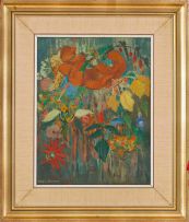 Nerine Desmond; Composition with Flowers