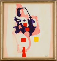 Arthur Edward Cantrell; Abstract Composition in Pink