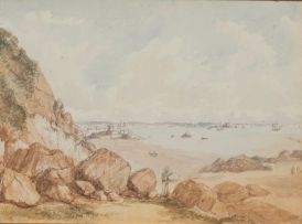 Charles Theophilus Hahn; Four views of Jersey, and another