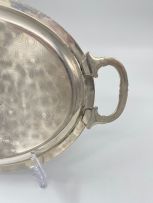 An Italian silver coffee service, Palermo, .800 sterling, mid 20th century, of small proportions
