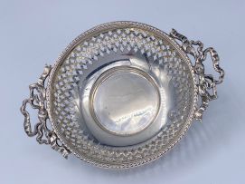 An Edward VII silver posy holder, Colen Hewer Cheshire, Chester, 1903