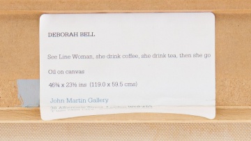Deborah Bell; See-Line Woman Dressed in Red, She Drink Tea, She Drink Coffee, Then She Go Home