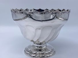 An Edward VII silver rose bowl, Cooper Brothers & Sons, Sheffield, 1905