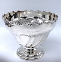 An Edward VII silver rose bowl, Cooper Brothers & Sons, Sheffield, 1905