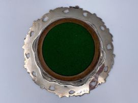 A Sheffield silver-plate wine coaster, possibly William Padley, 19th century
