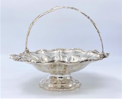 A Victorian silver cake basket, The Barnards, London, 1841