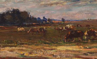 Adriaan Boshoff; Cattle in an Extensive Landscape